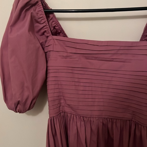 Abercrombie & Fitch Lavender Puff Sleeve Dress - Picture 4 of 4